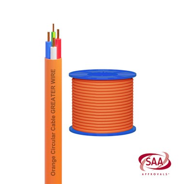 SAA orange circular cable SAA orange circular cable