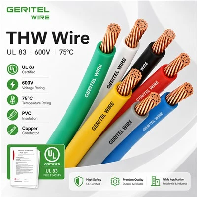 Провод UL83 600V THW для надежной проводки жилых и коммерческих зданий
